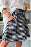 Nonni Gingham City Short Black